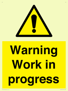 Warning Work in progress